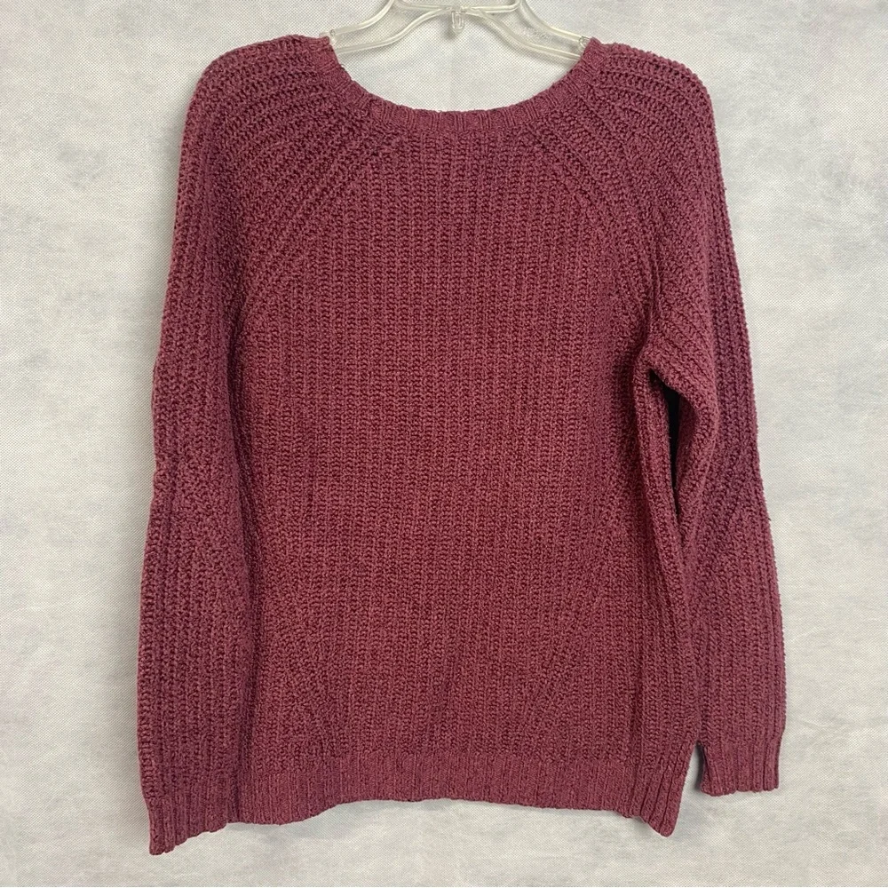American Eagle Ahh-mazingly Soft Ribbed Crewneck Pullover Sweater XS Mauve